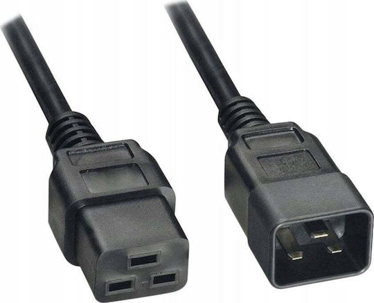 Akyga IEC C14 - IEC C15 Power Cable 3m Black IEC
