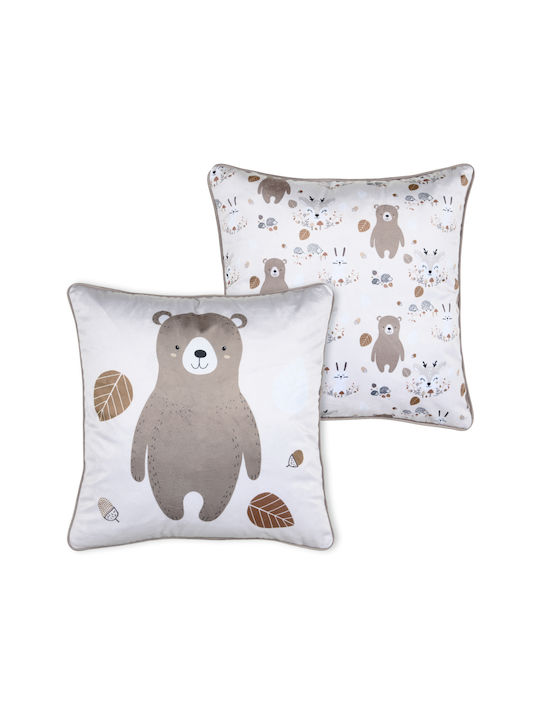 Kids Decorative Pillow S-f Gabin Gray 40x40cm