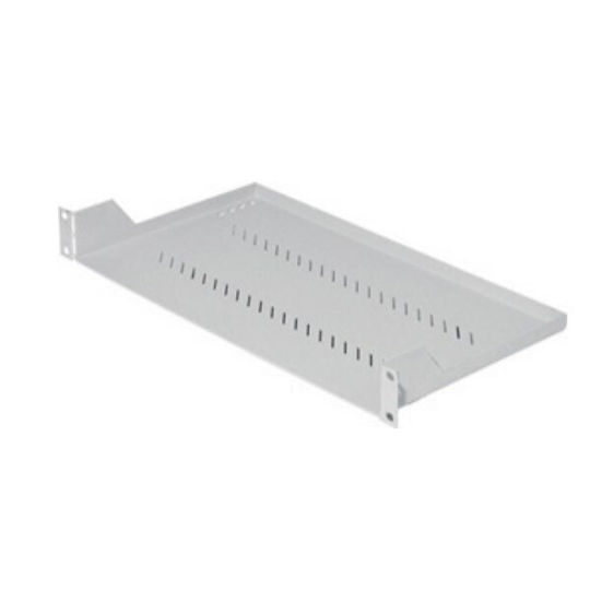 Triton Shelf Perforation 1u/150mm Max Load Capacity 15kg Gray