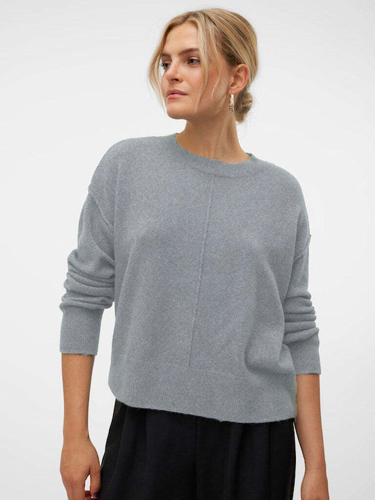 Vero Moda Women's Long Sleeve Sweater Woolen grey