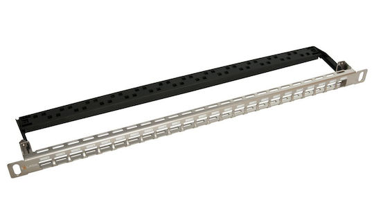 Universelles Modulares Unbestücktes Patchpanel Solarix 24 Ports 0,5u Sx24hdm-0-stp-sl-uni