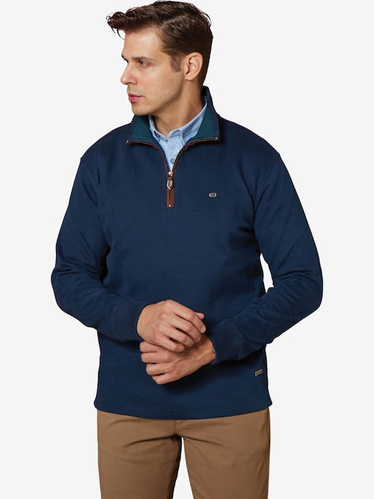Visconti Long Sleeve Blouse Dark Blue