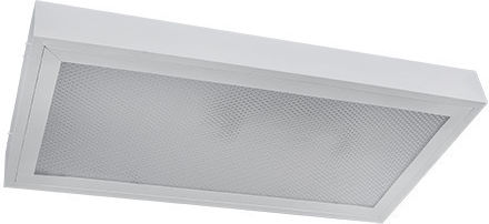 Elmark Fluoreszierende Deckenleuchte 28W Form T5 für Fassung G5