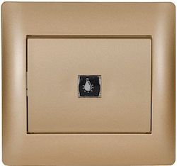 Elmark Rhyme Wandschalter Treppe Gold