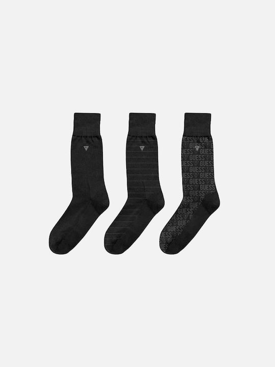 Guess Ανδρικές Κάλτσες Μαύρες 3Pack