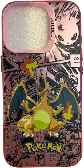 Pokemon Charizard Umschlag Rückseite Kunststoff Rosa (iPhone 17 Pro / iPhone 16 Pro)