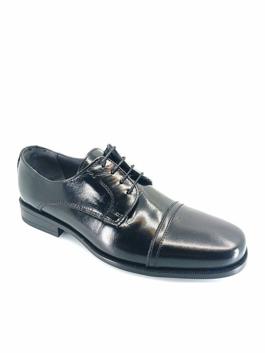 Leder Herren Freizeitschuhe Schwarz