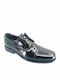 Leder Herren Freizeitschuhe Schwarz
