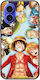 One Piece iPhone 16 Schwarzes TPU Schwarzes Silikon
