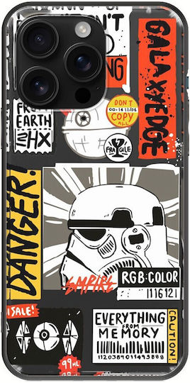 Star Wars Stormtrooper iPhone 16 Pro Max Черен TPU Черен Силикон