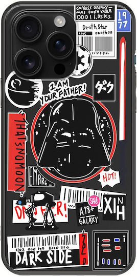 Star Wars Darth Vader iPhone 16 Pro Max Черен TPU Черен Силикон