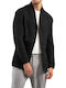 Herren Strickjacke Schwarz
