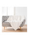 Douceur d'Intérieur Frosty Ριχτάρι Πολυθρόνας Sherpa 180x220εκ. Frosty