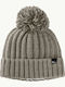 Beanie Unisex Fleece Σκούφος Πλεκτός σε Μπεζ χρώμα