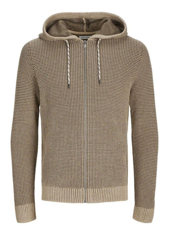 Jack & Jones Ανδρική Ζακέτα Πλεκτή με Κουκούλα ...