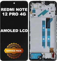Xiaomi Ecran cu Cadru pentru Redmi Note 12 Pro 4G (Negru) Xiaomi Ecran cu Cadru pentru Redmi Note 12 Pro 4G (Negru)