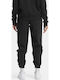 Identity Παντελόνι Φόρμας με Λάστιχο Fleece Black