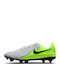 Nike Phantom GX 2 Academy Ποδοσφαιρικά Παπούτσια με Τάπες SG-Pro Ασημί