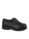 Leather Women's Moccasins in Black Color