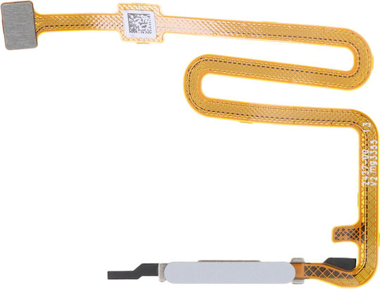 Flex Cable with Fingerprint in Silver color for Galaxy A05s