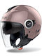 Airoh Helyos Black Matt Motorcycle Helmet Jet ECE 22.06 1350gr with Sunvisor