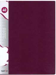 Typotrust Ντοσιέ Σουπλ pentru Hârtie A4 Burgund...