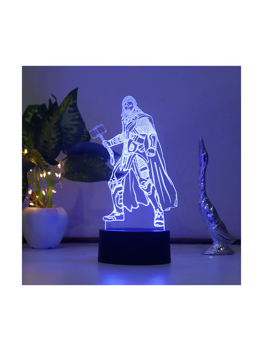Διακοσμητικό Φωτιστικό 'marvel' LED RGB 3D Illusion 3εκ.
