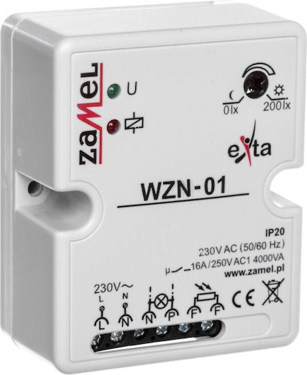 Comutator crepuscular 16A 230V 0-200lx WZN-01 Ext10000147