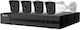 Hilook Захранван от Hikvision Мрежов Комплект Ik-4142bh-mh/p С 2mpx 4x Камери Ipc-b121h 2.8mm 1x Nvr-104mh-d/4p 1tb Hdd