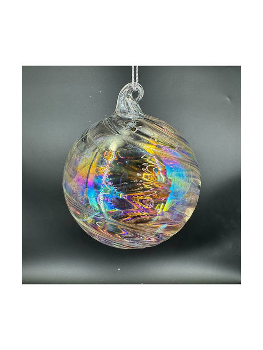 Hanging Ball Ornament Ornament Glass Transparent 10cm