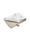 Maboo Blanket Nursery Swaddling Blankets Beige Minky Bear And Friends 75x100cm