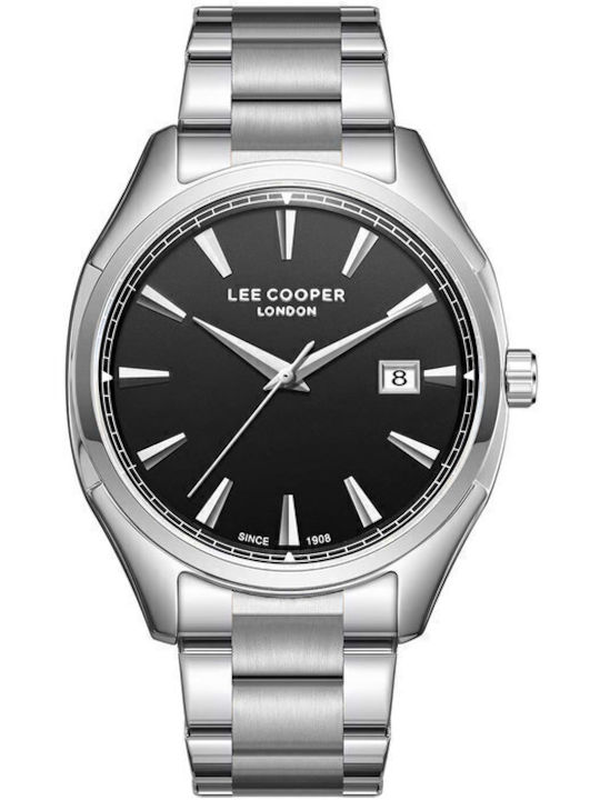Lee Cooper Мъжки Часовник На Батерия Със Сребър...