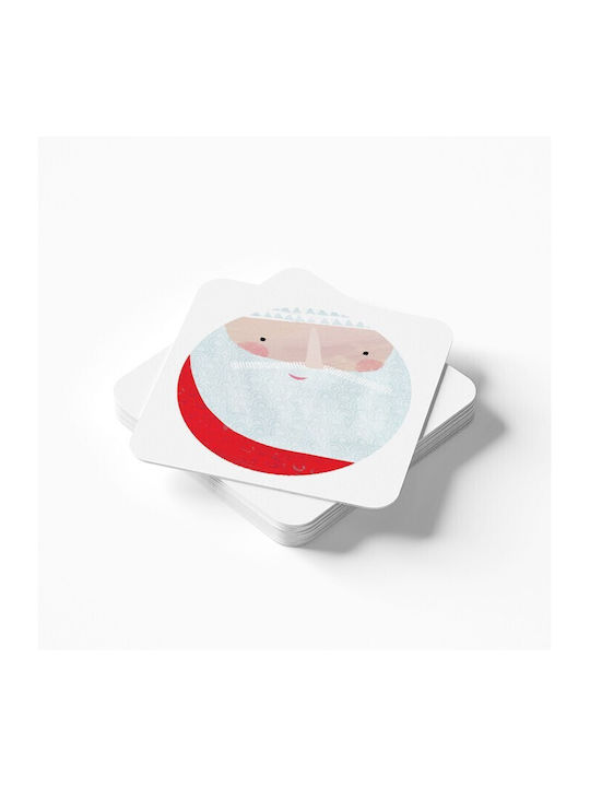 Set Christmas Coasters Plastic L10xW10cm. 4pcs