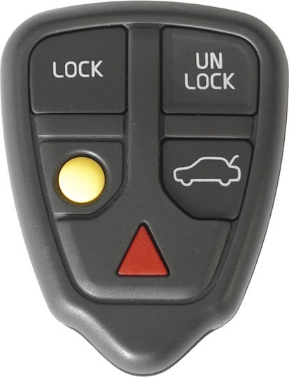 Contact Key Case Volvo S60 S80 S70 S90 4+1 Buttons Without Key