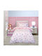 Greenwich Polo Club Set Kids Duvet Cover Single with Pillowcase Cotton Pink, Rose 160x240cm