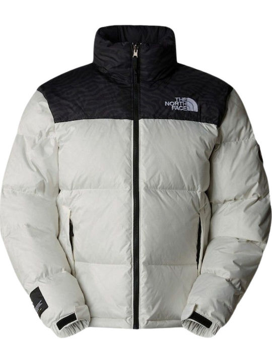 1996 Retro Nuptse Мъжко Яке Бял Dune
