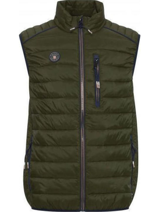 Sleeveless Jacket Grape Leaf