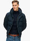 'everest Short Winter Jacket Puffer Blue