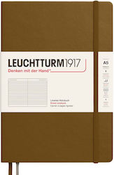 Leuchtturm1917 Notebook 251 Sheets A5 Ruled Brown