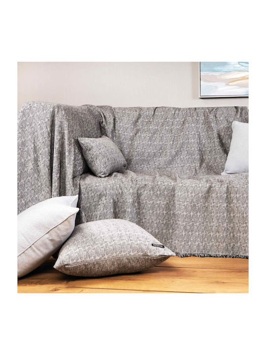 Aslanis Home Selena Ριχτάρι Πολυθρόνας 180x180εκ. Γκρί