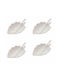 Set 4 White Porcelain Bowls Appetizers Desserts Sauce Spoons