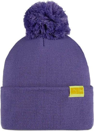 Rics Metavers Beanie Unisex Beanie Knitted in Purple color