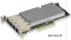 Placă Supermicro Aoc-stg-i4t Quad 10gb/s Rj45 Pci-e 3.0 8x 8gt/s Lp Placă Supermicro Aoc-stg-i4t Quad 10gb/s Rj45 Pci-e 3.0 8x 8gt/s Lp