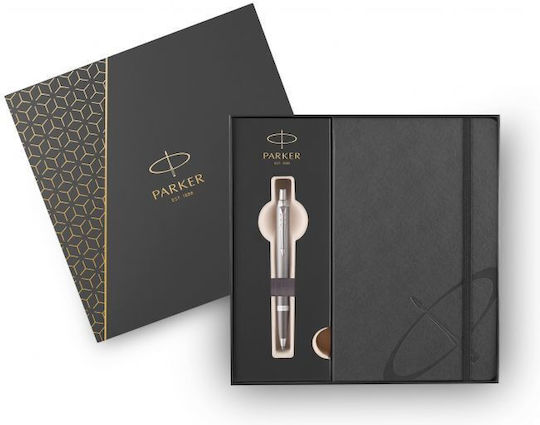 Parker Desk Set with Notebook and Pen IM Rituals Grey 2pcs