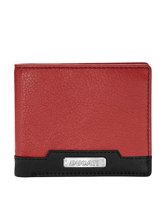 Corse Lucca Leder Herrenbrieftasche Rot