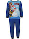 Paw Patrol Pijama pentru copii De iarnă Fleece Albastru Deschis