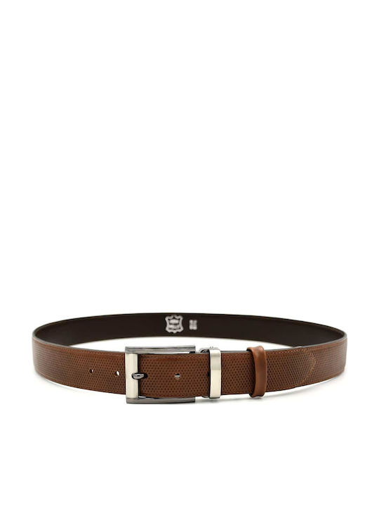 Borsche Herren Gürtel Leder Tabac Braun