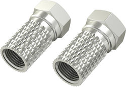 Hama 00205208 F Plug 8mm 2pcs