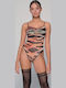 Milena by Paris Sexy Bodysuit Orange