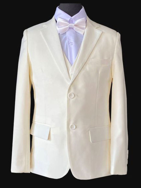 Kinderanzug Sommer 5Stück Ivory Yellow Achilleas Achilleas